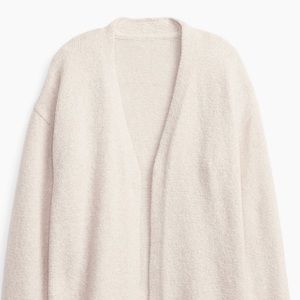 Cardigan with rainbow edges